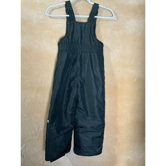 Champion Kids Black Snow Bib Overalls Winter Padded Snowsuit XS (4-5) - Picture 3 of 6